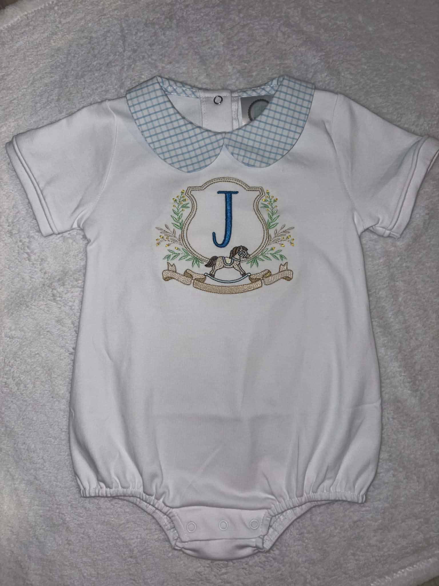 Toddler Boy Collared Bubble
